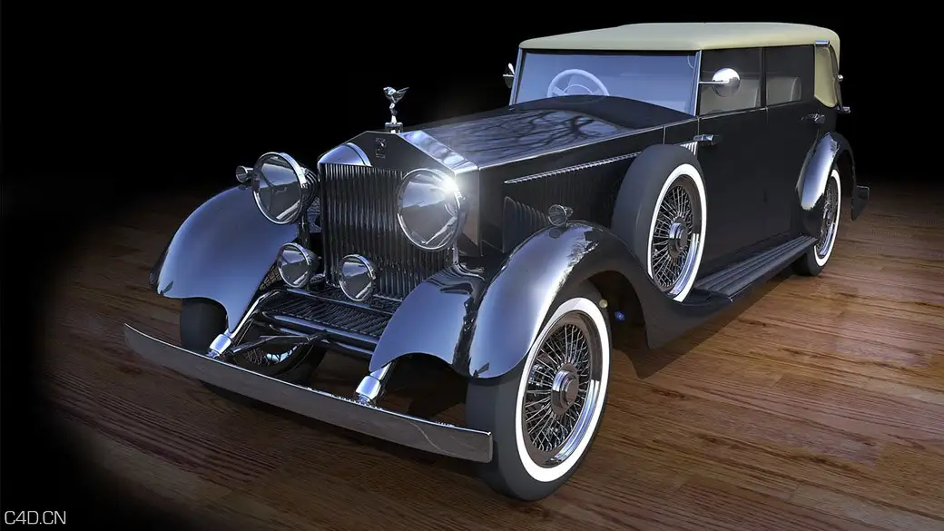 C4D老爷车建模教程Automotive Modeling in CINEMA 4D - C4D之家 - 310-render_1040.jpg