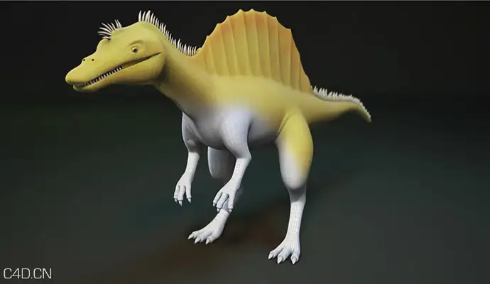 C4D恐龙建模Digital Tutors Polygon Modeling Workflows in CINEMA 4D