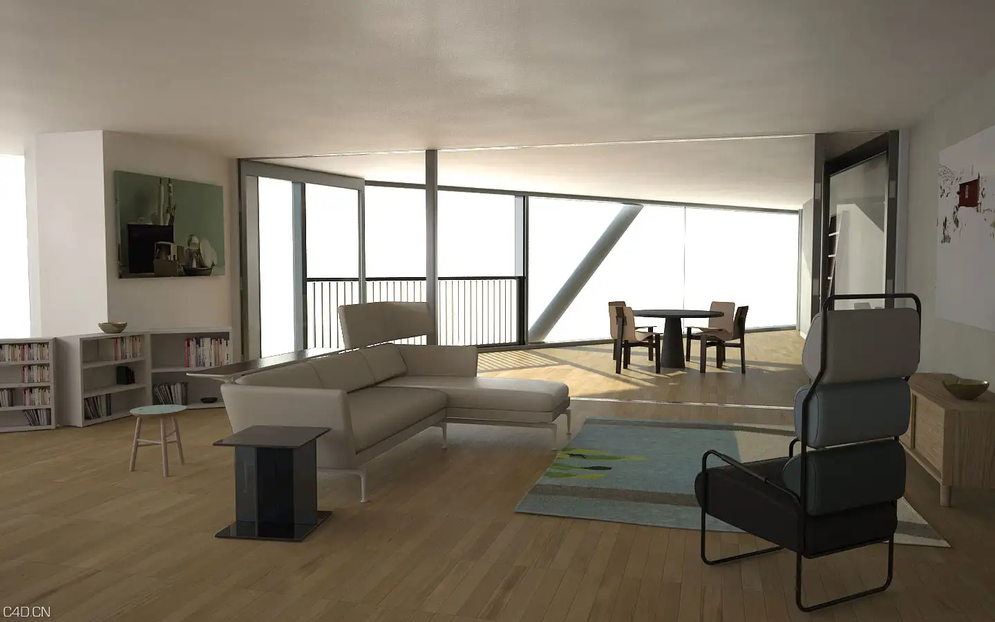 室内设计：客厅渲染作品 Wallpaper - C4D之家 - pic036.jpg