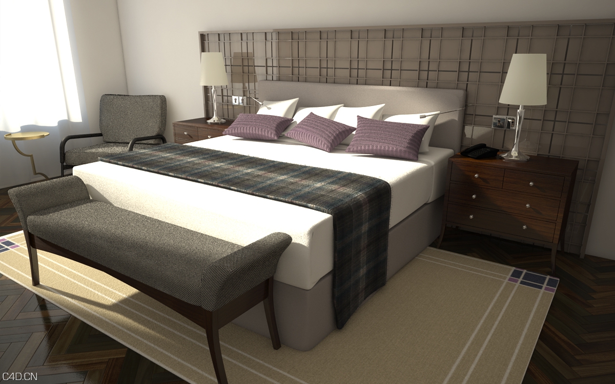 酒店客房/楼梯渲染 Turnberry Hotel - C4D之家 - pic018.jpg