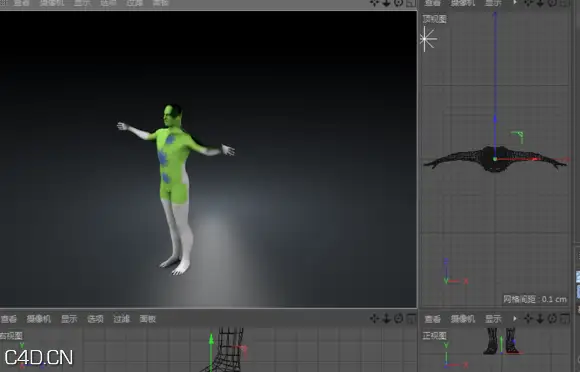 关于Zbrush 4r6 和C4D结合使用的问题（贴图方面）
