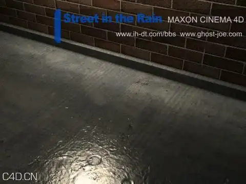 雨中街景教学 - C4D之家 - 效果演示 street in the rain_20141029125816.JPG