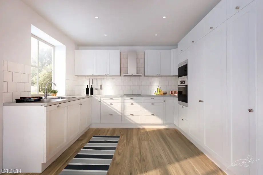 CINEMA 4D客厅渲染作品欣赏 Interior Visualization (3D/CGI) - C4D之家 - Kitchen-CGI-GoodMonday-3-920x613.jpg