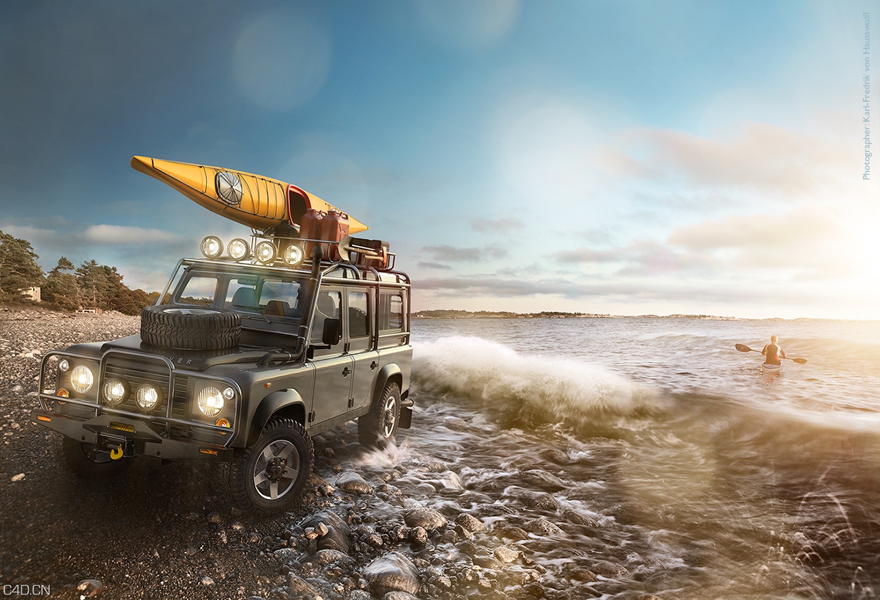 路虎汽车渲染作品 Land Rover (3D/CGI)