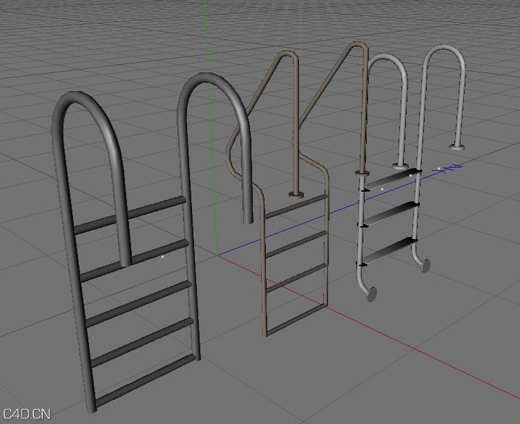 游泳池梯子C4D模型 Here’s free sample for download – Swimming Pool Ladders - C4D之家 - cinema4d_ 2014-10-30 01.51.12.jpg