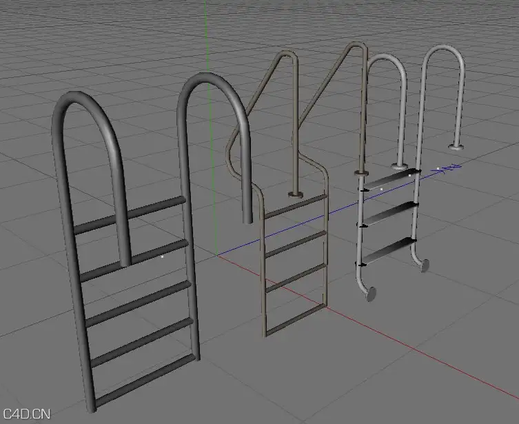 游泳池梯子C4D模型 Here’s free sample for download – Swimming Pool Ladders - C4D之家 - cinema4d_ 2014-10-30 01.51.12.jpg