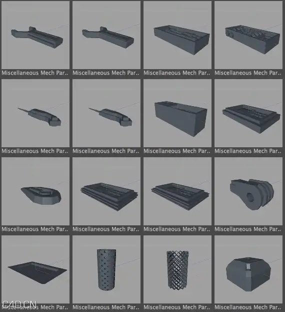 580个机械组件模型预设合集 （Mechanical_Kit.lib4d） - C4D之家 - cinema4d_ 2014-11-01 10.49.27.jpg
