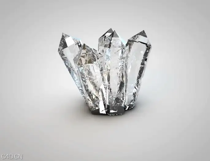 【C4D教程】快速创建真实冰块Cinema 4D - Creating Realistic Crystals Tutorial