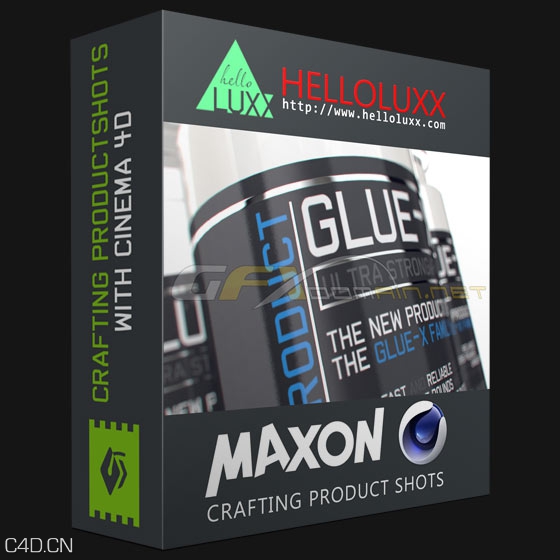 C4D工业产品级别渲染教程 Helloluxx – Crafting Product Shots in Cinema 4D