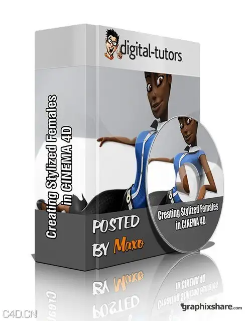 C4D创建女性角色视频教程 Creating Stylized Females in CINEMA 4D
