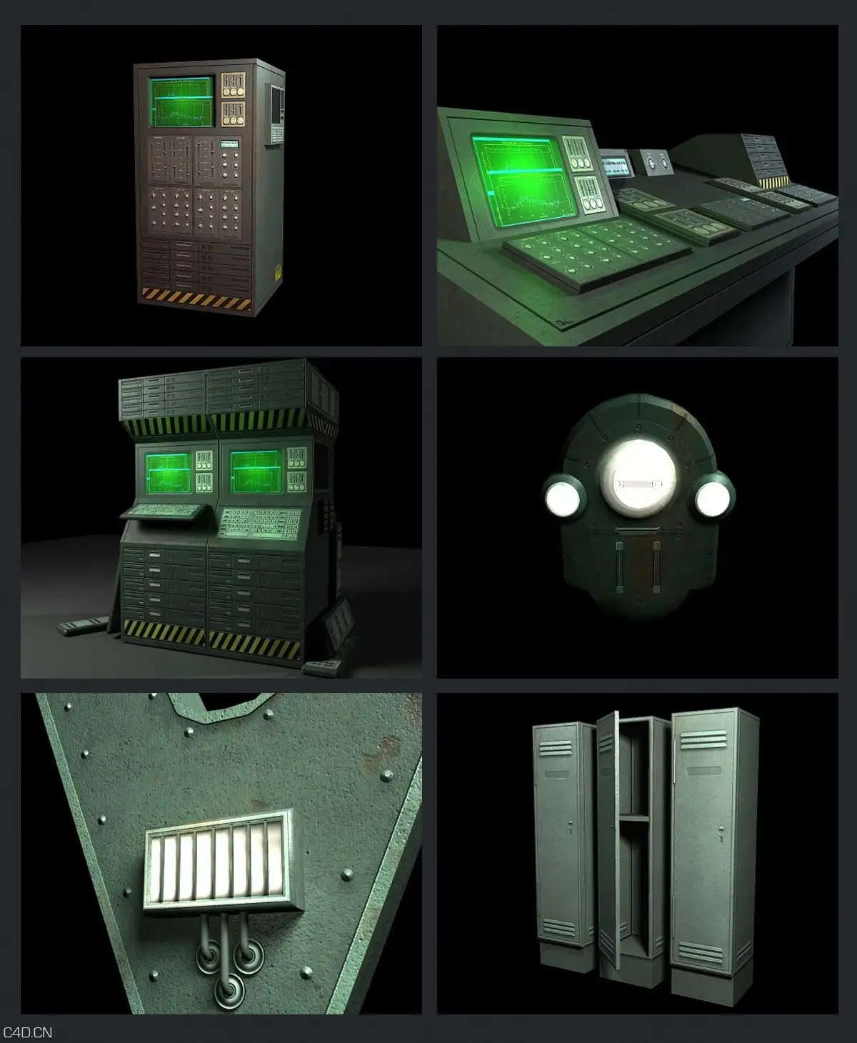 科幻工业场景模型 Dexsoft - Industrial Sci-Fi Model Pack - C4D之家 - 3.jpg