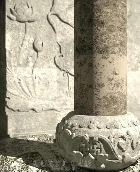 风化的石柱石墙C4D模型 Pillars of stone wall 3 d model - C4D之家 - 004lDdDlzy6NnOcKfQB49&amp;690.jpg
