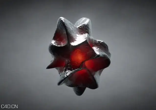 C4D火山岩变体动画教程 Cinema 4D - Creating an Inner Glow Effect Tutorial