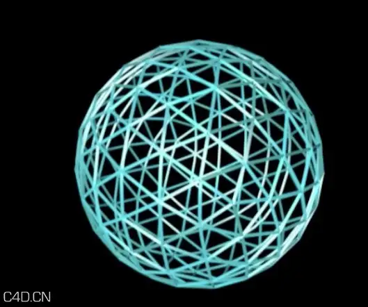 C4D线框呈现效果小教程 Different Ways to Render Wireframe Render in Cinema 4d