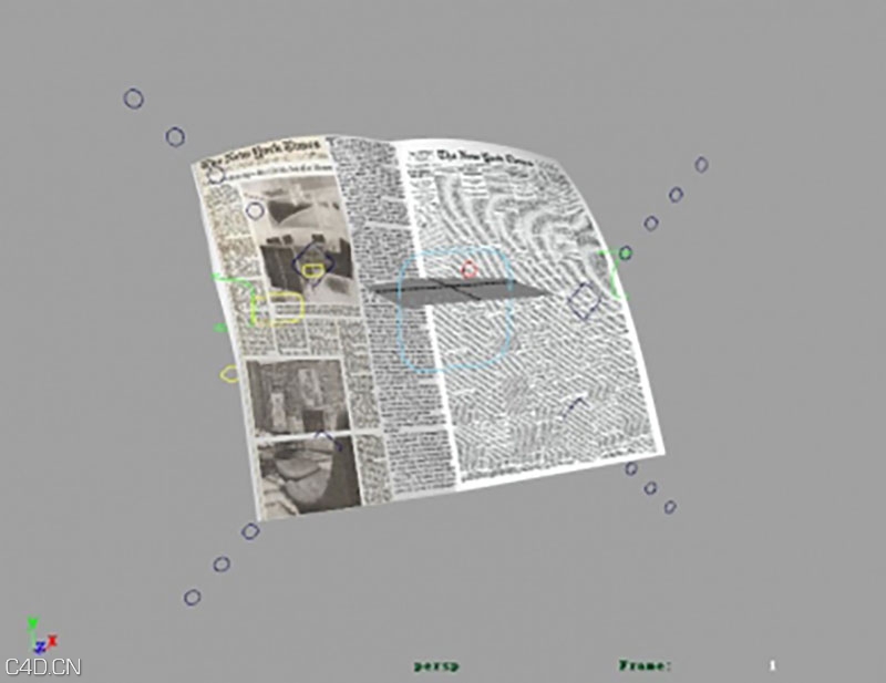MAYA报纸绑定工程 RIG - C4D之家 - 报纸.jpg