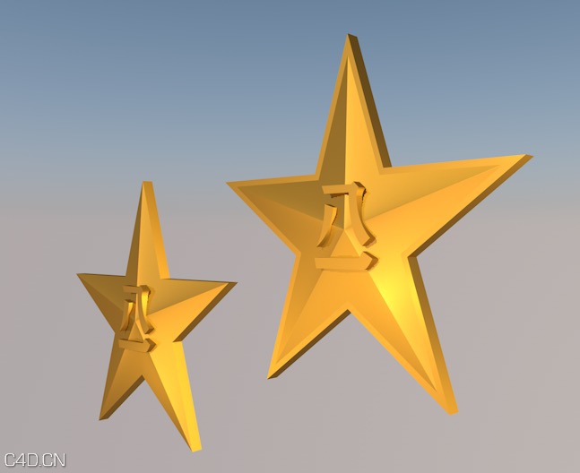 八一徽标3D模型 Eighty-one logo - C4D之家 - cinema4d_ 2014-11-15 01.20.33.jpg