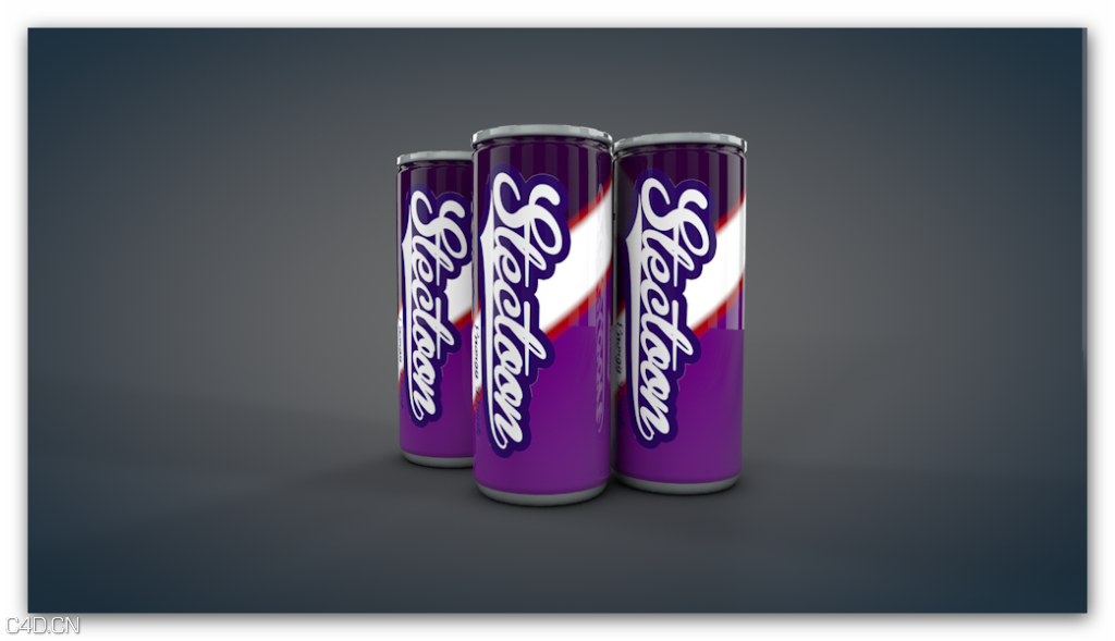 C4D创建能量饮料罐教程 Modeling an Energy Drink Can in Cinema 4d