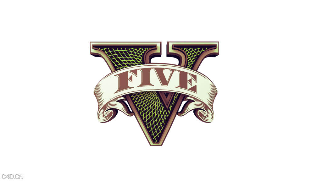 标志工程C4D模型 GTA V – 5 LOGOS Cinema 4d - C4D之家 - logo-vintage.png