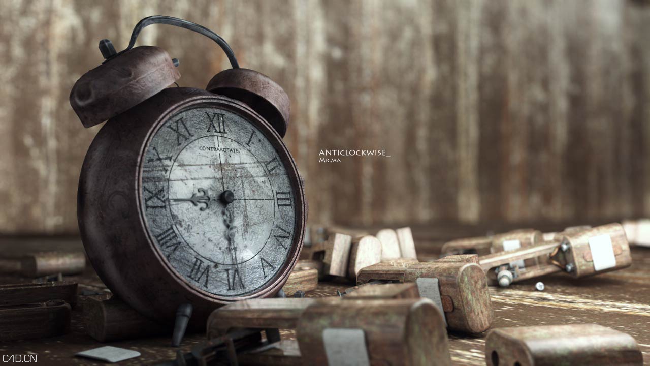 毕设动画制作 - C4D之家 - 钟表.jpg