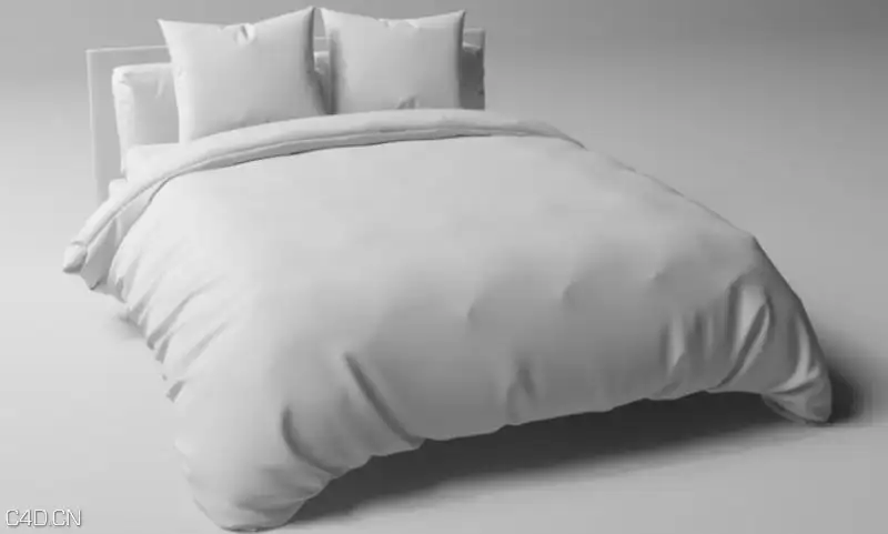 床3D模型 （白模）C4D MODEL - BED - C4D之家 - b80ea3ea38e44cb9b41c65c79ffde000_XL.jpg