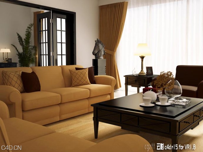 CINEMA 4D r15(c4d) VRAY1.8 原创室内效果图工程文件 - C4D之家 - showpic-1.jpeg
