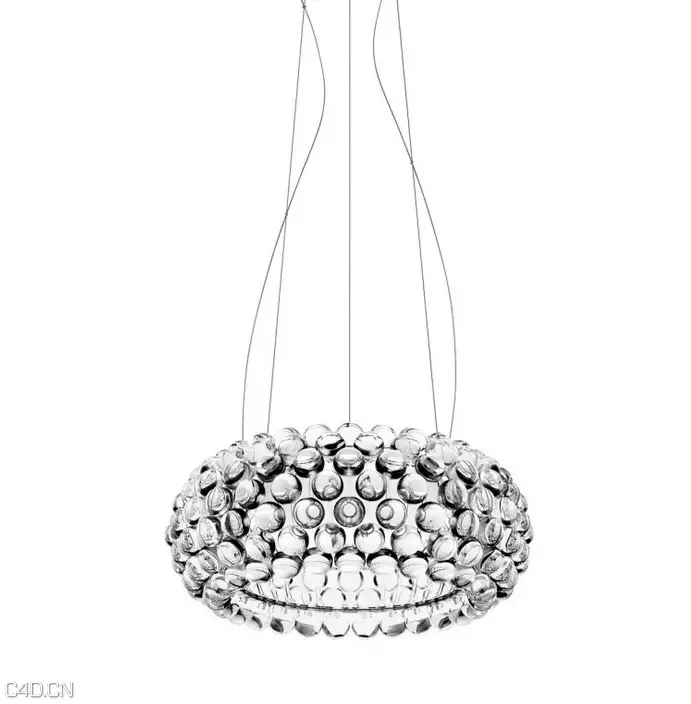 水晶灯3D模型 Foscarini Caboche