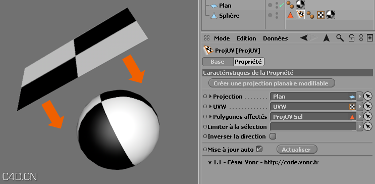 C4D UV脚本 Python : ProjUV（原版+汉化版） - C4D之家 - image_02.png