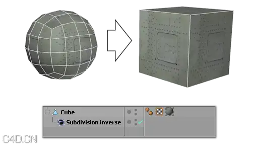 C4D逆向细分插件：Python : Subdivision inverse（原版+汉化版） - C4D之家 - image_01.png