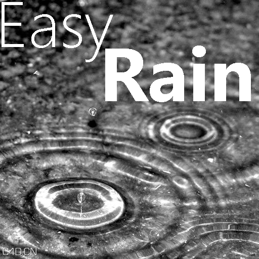 C4D雨滴插件 Easy Rain v1.5.5（C4D R13） - C4D之家 - EasyRain512x512.jpg
