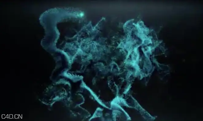 C4D粒子教程 Underwater particles in C4D