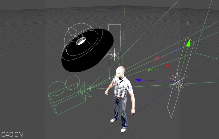 C4D建立一个摄影灯箱 Cinema 4D Tutorial_ Building a Beauty Dish (Lighting)