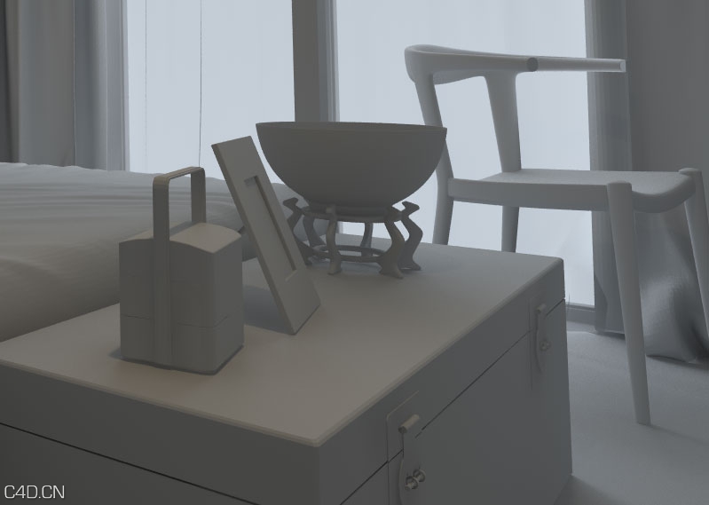 C4D FOR VRAY室内白模灯光测试图 - C4D之家 - 未标题-2.jpg