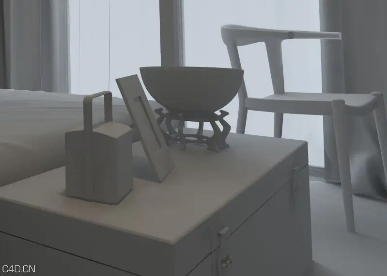 C4D FOR VRAY室内白模灯光测试图 - C4D之家 - 未标题-2.jpg
