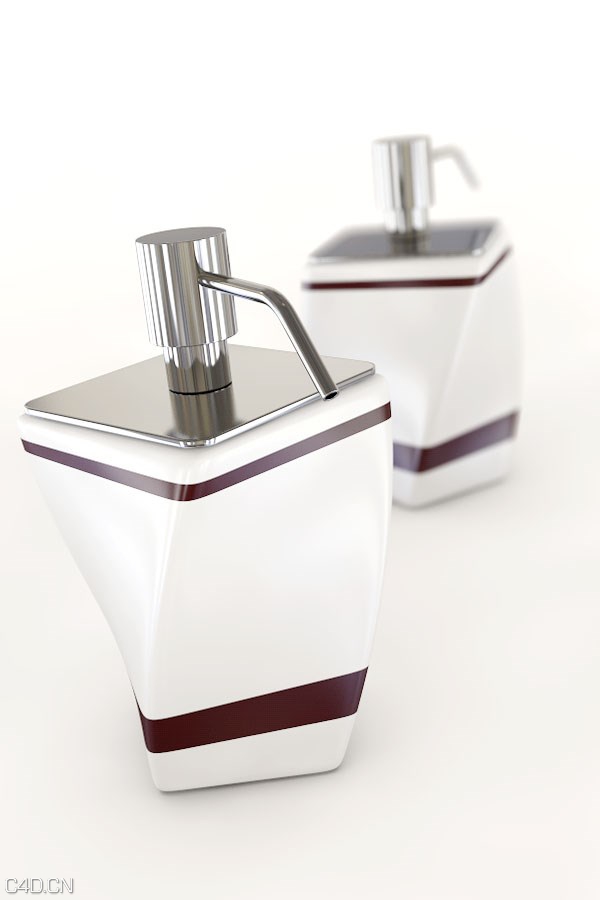 卫浴产品：水龙头C4D渲染 The faucet