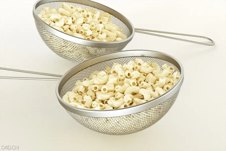 不锈钢线漏勺食品C4D渲染 colander - C4D之家 - bonap1.jpg