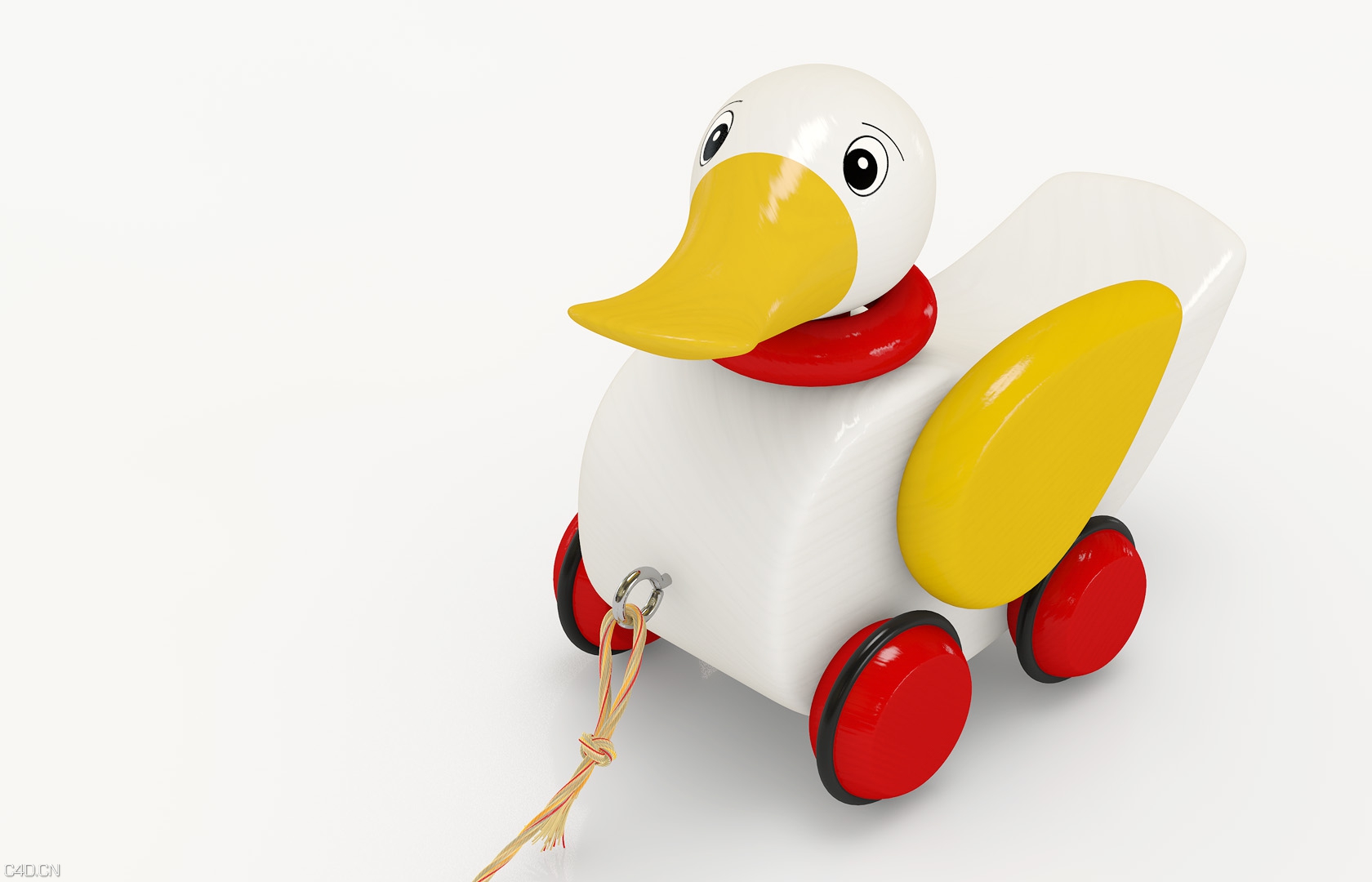 小鸭玩具模型C4D渲染 Toys ducklings - C4D之家 - kachnahdrispoutkem1.jpg