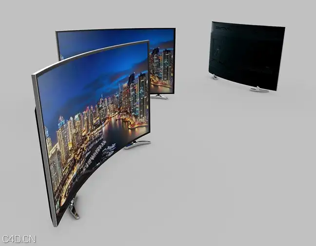 曲面显示器C4D模型 ULTRA HD CURVED LED TV - C4D之家 - Free-C4D-3D-Model-UltraHD-Curved-LED-TV.jpg
