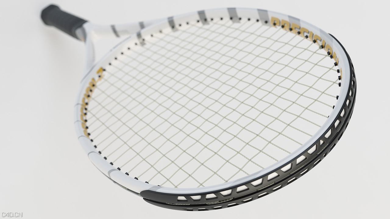 体育用品：网球拍C4D渲染作品 Tennis racket - C4D之家 - close11.jpg