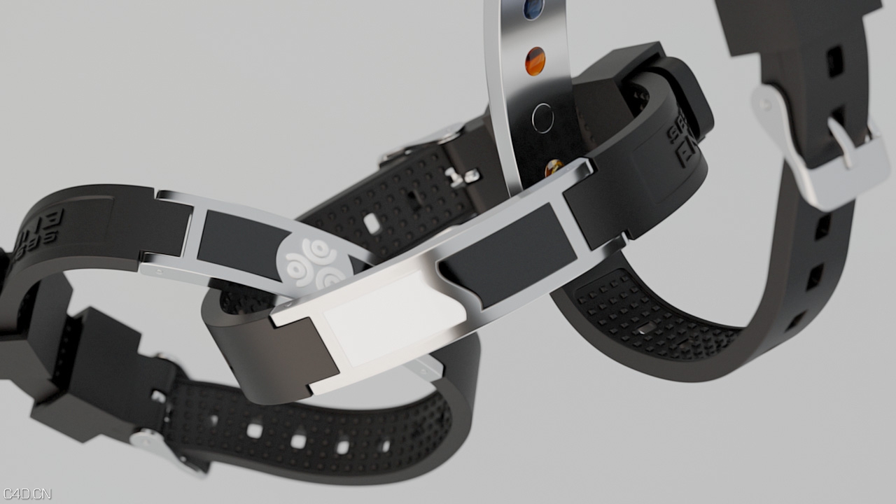 手镯C4D渲染作品 bracelet