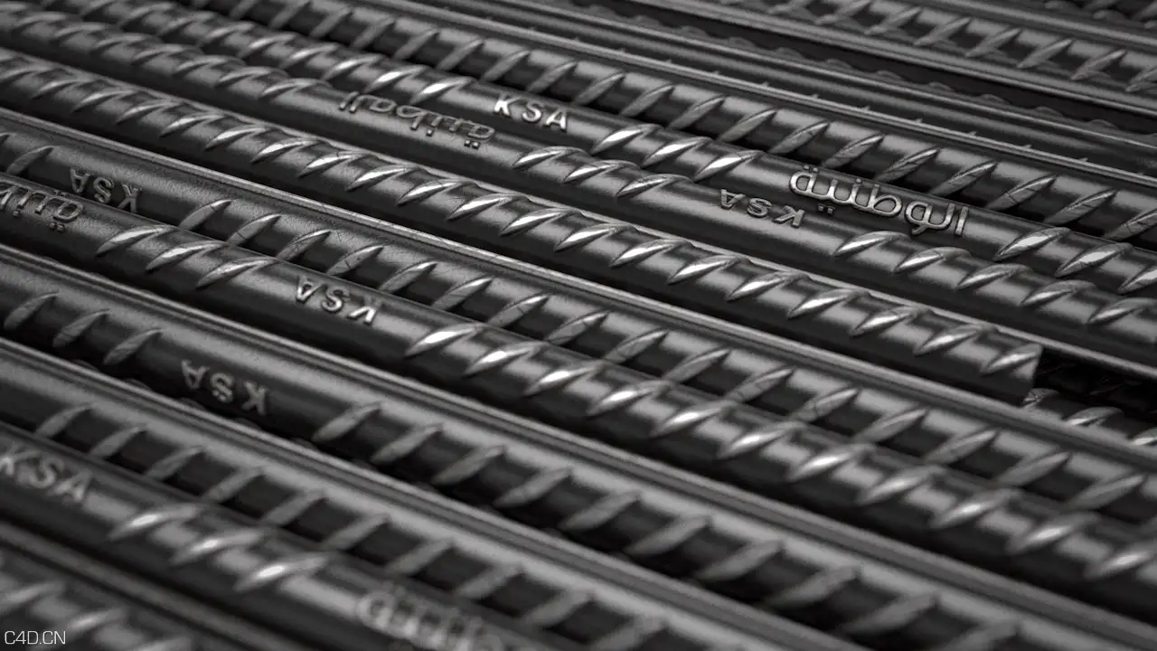 建筑材料-钢筋棍C4D渲染作品 Steel rod - C4D之家 - barsata11.jpg