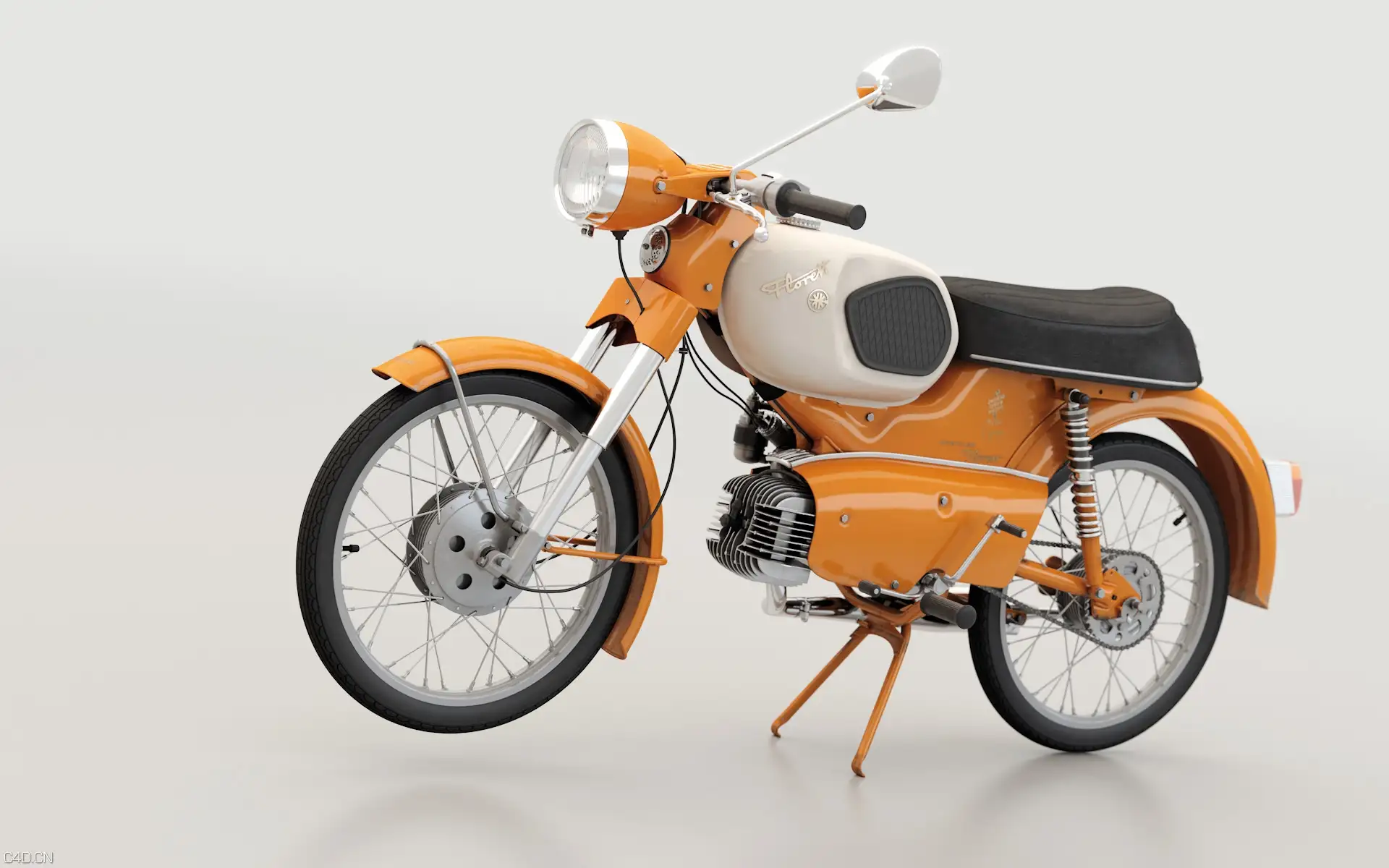 摩托车C4D渲染作品The motorcycle - C4D之家 - finaltuned1.jpg
