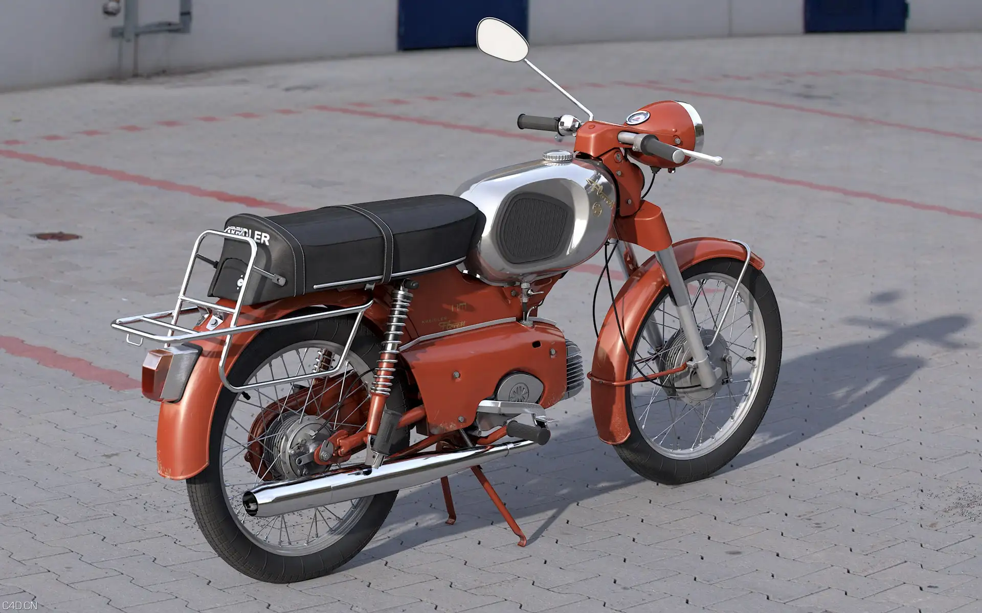 红色摩托车C4D渲染 The motorcycle - C4D之家 - pzdmfinalgal1.jpg