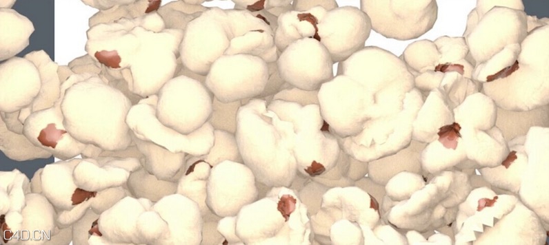 C4D+AE爆米花制作教程 C4D popcorn tutorial