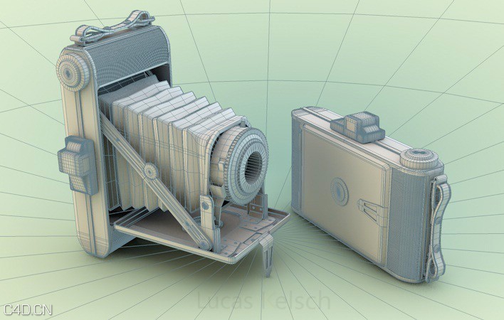 风箱式照相机C4D模型 Folding camera - C4D之家 - Agfa_Mesh_Upload.jpg