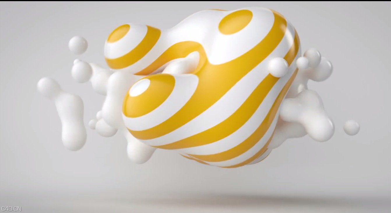 C4D融球动画教程 A METABALL TITLE SEQUENCE IN CINEMA 4D