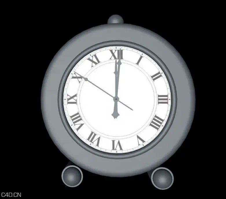 时钟C4D模型 Orologio da Tavolo
