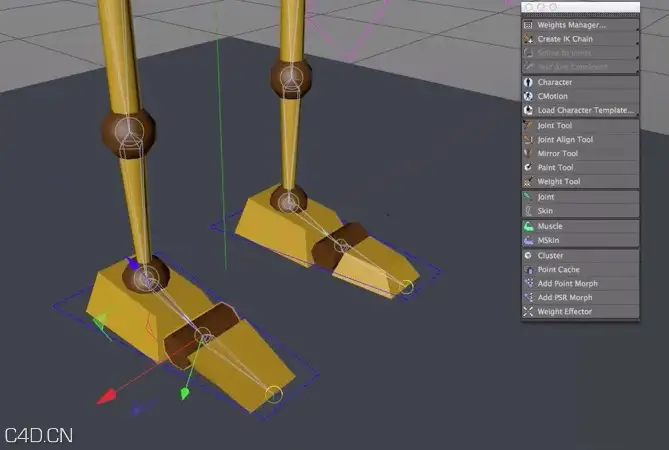 C4D绑定教程 BASIC RIGGING IN CINEMA 4D