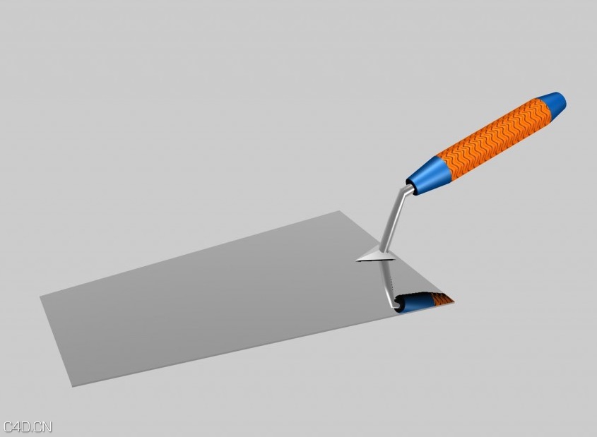 建筑工具：砌砖刀 抹泥刀 油灰刀C4D模型 Bricklaying trowel - C4D之家 - cinema4d_ 2014-12-03 19.34.19.jpg