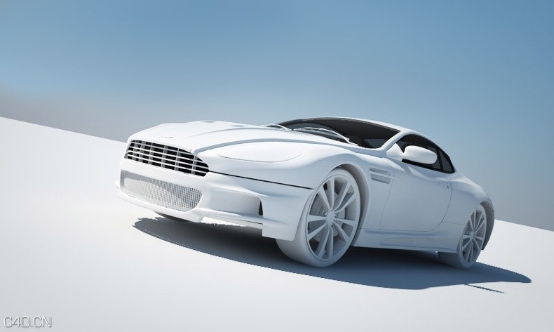 跑车白模C4D模型 Sports car - C4D之家 - cinema4d_ 2014-12-03 22.36.46.jpg