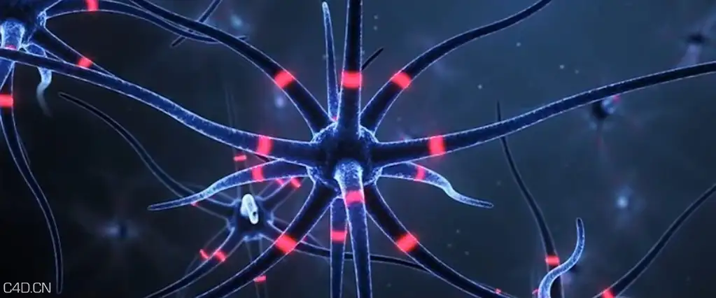 Cinema 4D与After Effects创造脑细胞神经系统传送动画效果合成教程 - C4D之家 - cinema4d_ 2014-12-04 00.14.24.jpg